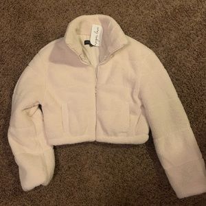 White puffy coat